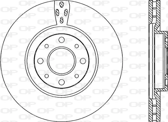 OPEN PARTS féktárcsa - BDA2217.20 - TothCarparts