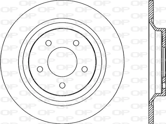 OPEN PARTS féktárcsa - BDA2264.10 - TothCarparts