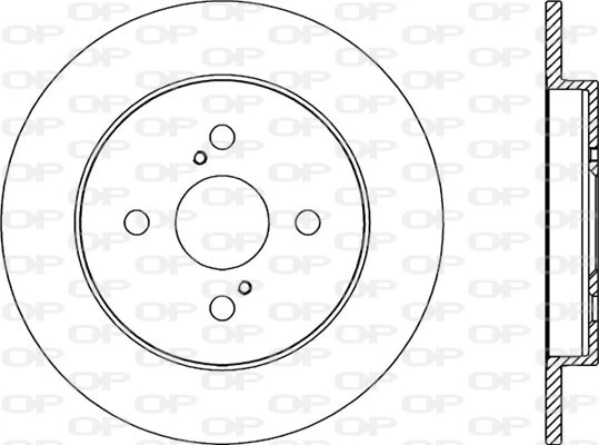 OPEN PARTS féktárcsa - BDA2293.10 - TothCarparts
