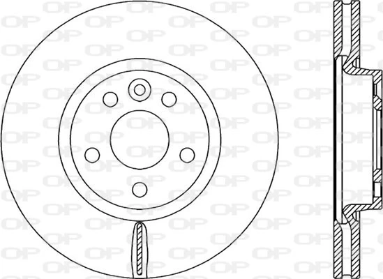 OPEN PARTS féktárcsa - BDA2304.20 - TothCarparts