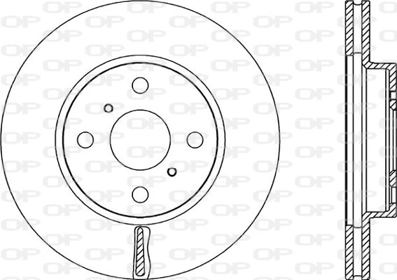 OPEN PARTS féktárcsa - BDA2315.20 - TothCarparts