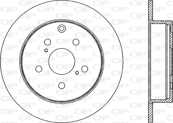 OPEN PARTS féktárcsa - BDA2340.10 - TothCarparts