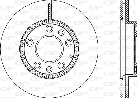 OPEN PARTS féktárcsa - BDA2356.20 - TothCarparts