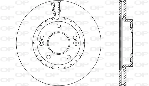 OPEN PARTS féktárcsa - BDA2603.20 - TothCarparts