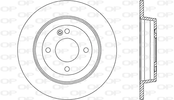 OPEN PARTS féktárcsa - BDA2640.10 - TothCarparts