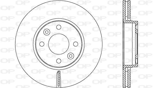 OPEN PARTS féktárcsa - BDA2652.20 - TothCarparts