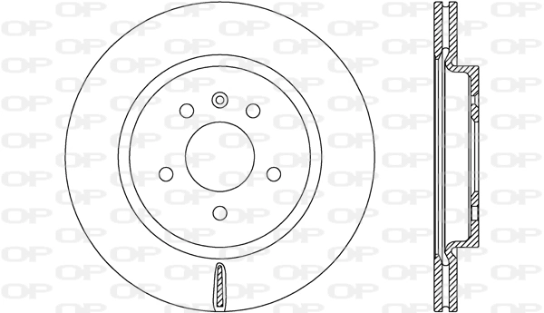 OPEN PARTS féktárcsa - BDA2669.20 - TothCarparts