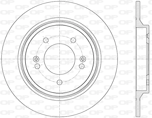 OPEN PARTS féktárcsa - BDA2839.10 - TothCarparts