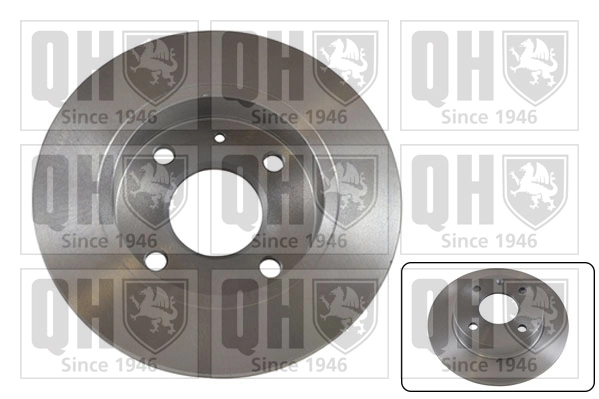 QUINTON HAZELL féktárcsa - BDC3611 - TothCarparts