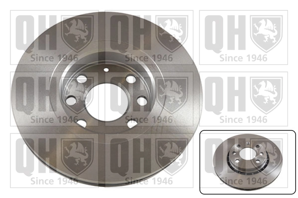 QUINTON HAZELL féktárcsa - BDC3826 - TothCarparts