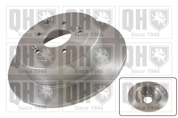 QUINTON HAZELL féktárcsa - BDC5613 - TothCarparts