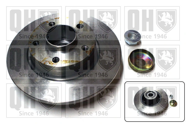 QUINTON HAZELL féktárcsa - BDC5774 - TothCarparts