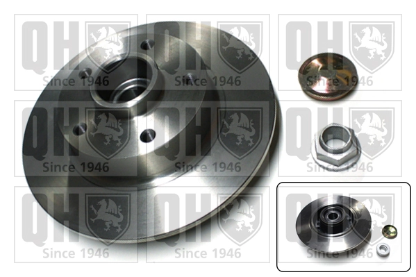 QUINTON HAZELL féktárcsa - BDC5841 - TothCarparts