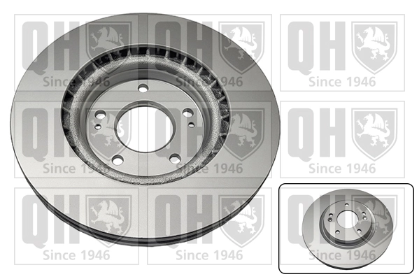QUINTON HAZELL féktárcsa - BDC6124 - TothCarparts