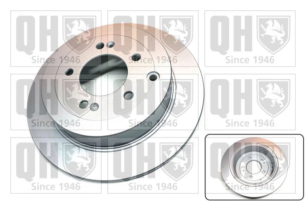 QUINTON HAZELL féktárcsa - BDC6171 - TothCarparts