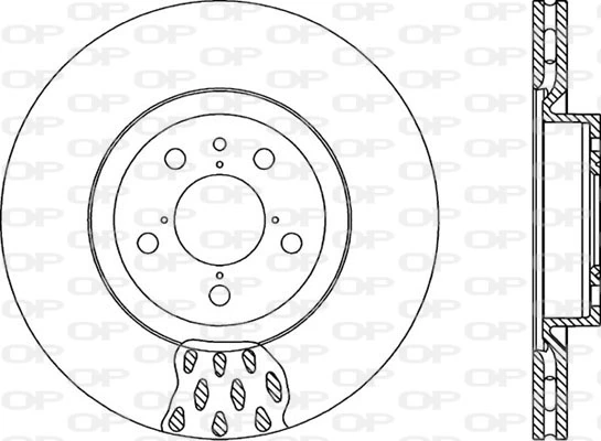 OPEN PARTS féktárcsa - BDR1015.20 - TothCarparts
