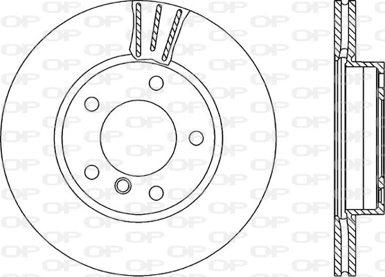 OPEN PARTS féktárcsa - BDR1093.20 - TothCarparts