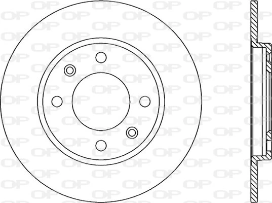 OPEN PARTS féktárcsa - BDR1115.10 - TothCarparts