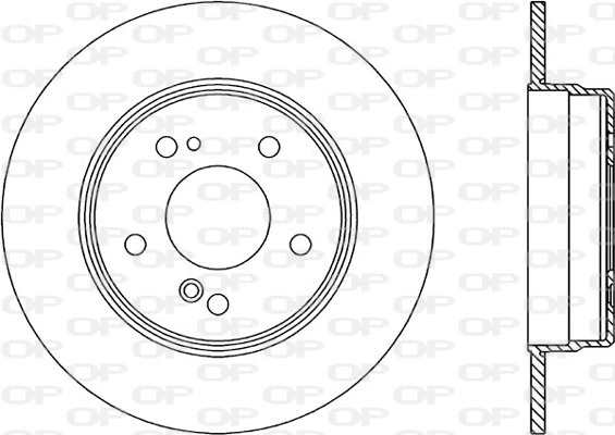 OPEN PARTS féktárcsa - BDR1317.10 - TothCarparts