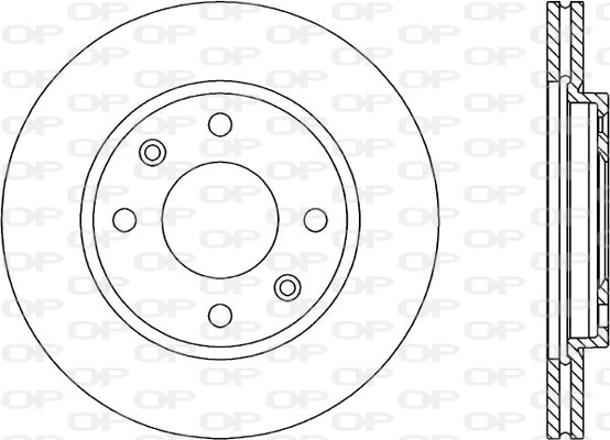 OPEN PARTS féktárcsa - BDR1432.20 - TothCarparts