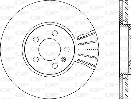 OPEN PARTS féktárcsa - BDR1667.20 - TothCarparts