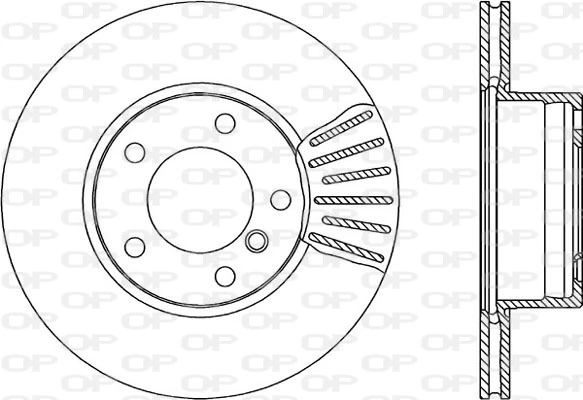 OPEN PARTS féktárcsa - BDR1669.20 - TothCarparts