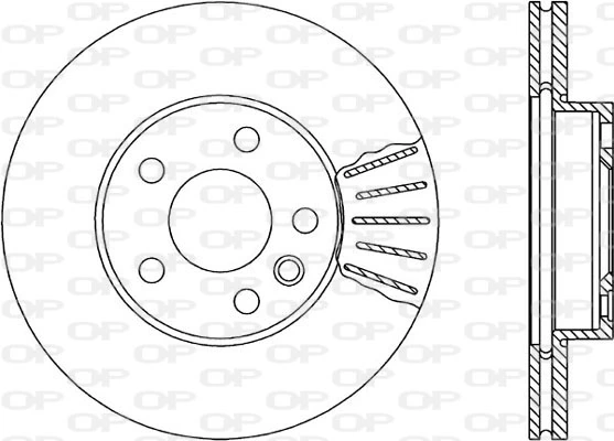 OPEN PARTS féktárcsa - BDR1676.20 - TothCarparts
