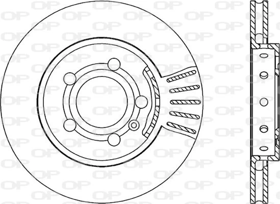 OPEN PARTS féktárcsa - BDR1746.20 - TothCarparts