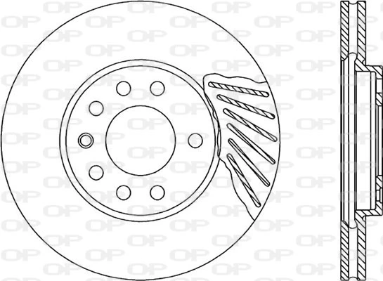 OPEN PARTS féktárcsa - BDR1808.20 - TothCarparts