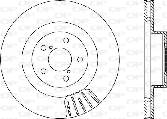 OPEN PARTS féktárcsa - BDR1819.20 - TothCarparts