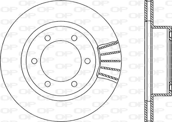 OPEN PARTS féktárcsa - BDR1834.20 - TothCarparts