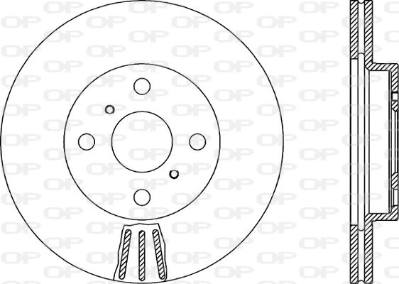 OPEN PARTS féktárcsa - BDR1877.20 - TothCarparts