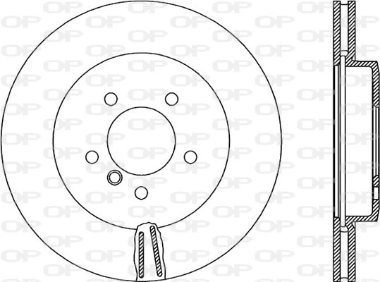 OPEN PARTS féktárcsa - BDR1881.20 - TothCarparts