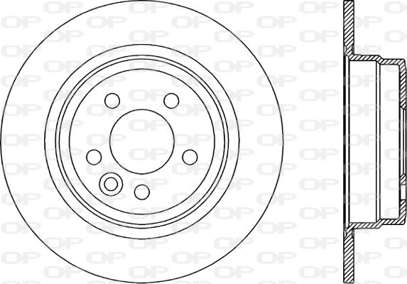 OPEN PARTS féktárcsa - BDR1894.10 - TothCarparts