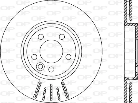 OPEN PARTS féktárcsa - BDR1900.20 - TothCarparts