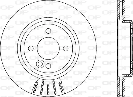 OPEN PARTS féktárcsa - BDR1902.20 - TothCarparts