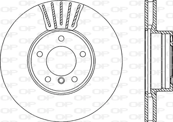 OPEN PARTS féktárcsa - BDR1940.20 - TothCarparts