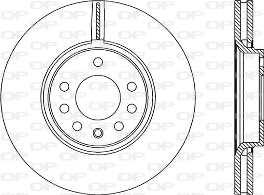 OPEN PARTS féktárcsa - BDR1990.20 - TothCarparts