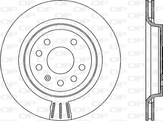 OPEN PARTS féktárcsa - BDR1992.20 - TothCarparts