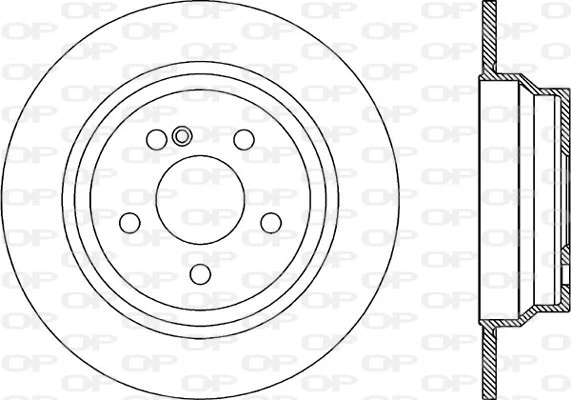 OPEN PARTS féktárcsa - BDR1995.10 - TothCarparts