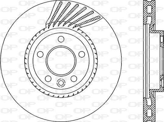 OPEN PARTS féktárcsa - BDR2061.20 - TothCarparts