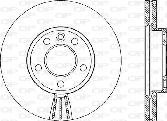 OPEN PARTS féktárcsa - BDR2063.20 - TothCarparts