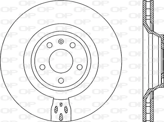 OPEN PARTS féktárcsa - BDR2071.20 - TothCarparts