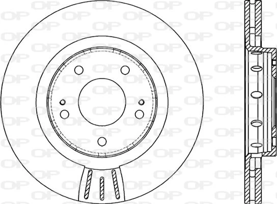 OPEN PARTS féktárcsa - BDR2087.20 - TothCarparts