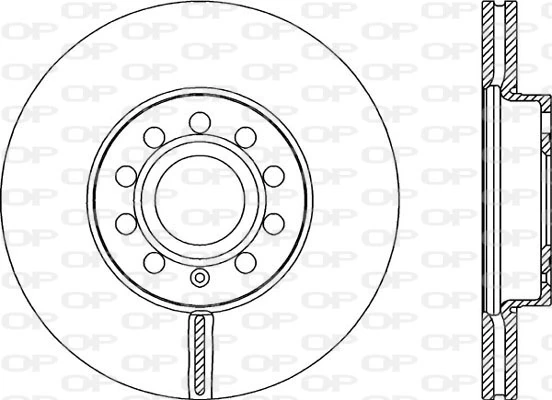OPEN PARTS féktárcsa - BDR2151.20 - TothCarparts