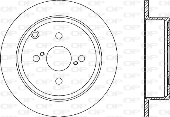 OPEN PARTS féktárcsa - BDR2169.10 - TothCarparts