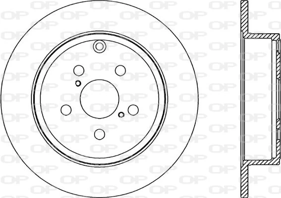 OPEN PARTS féktárcsa - BDR2177.10 - TothCarparts