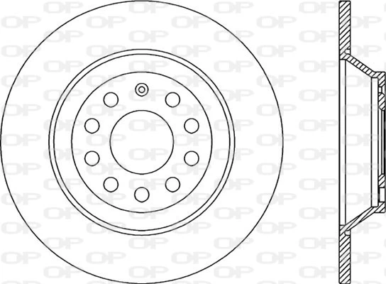 OPEN PARTS féktárcsa - BDR2178.10 - TothCarparts