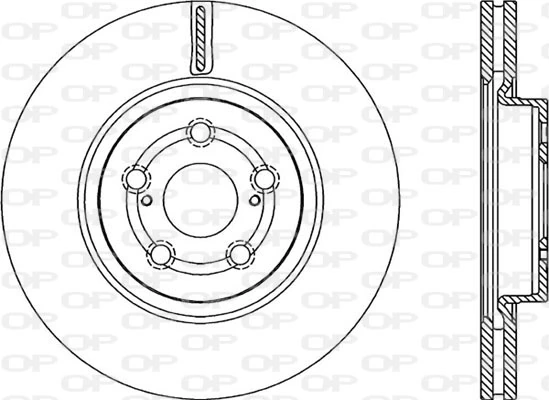 OPEN PARTS féktárcsa - BDR2192.20 - TothCarparts