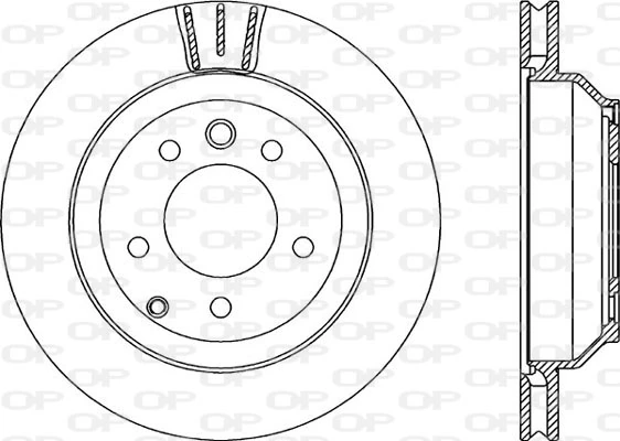 OPEN PARTS féktárcsa - BDR2195.20 - TothCarparts